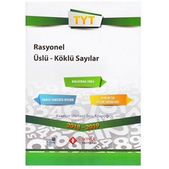 Tyt Rasyonel Üslü - Köklü Sayılar 2018-2019 Kolektif