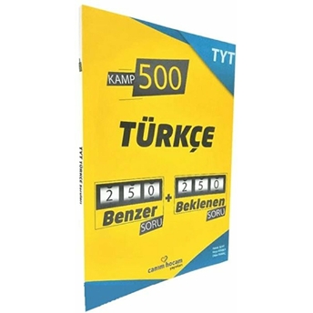 Tyt Türkçe Kamp 500 Deneme