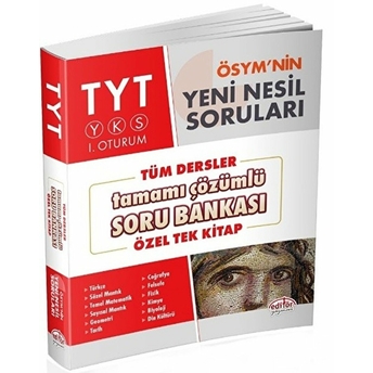 Tyt Yks 1. Oturum Tüm Dersler Tamamı Çözümlü Soru Bankası Kolektif