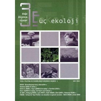 Üç Ekoloji Sayı: 1 Kolektif