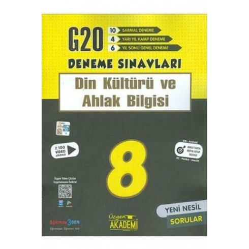 Üçgen Akademi 8. Sınıf Din Kültürü Ve Ahlak Bilgisi 20Li Deneme