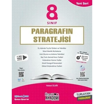 Üçgen Akademi 8. Sınıf Paragrafın Stratejisi Soru Bankası Komisyon