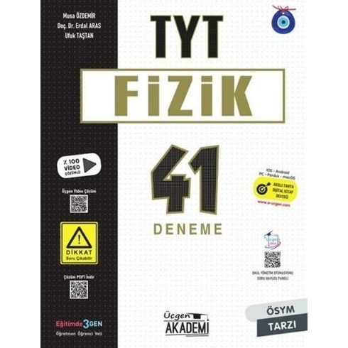 Üçgen Akademi Tyt Fizik 41 Li Deneme Sınavı 2023