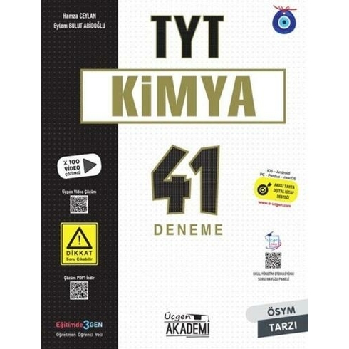 Üçgen Akademi Tyt Kimya 41 Li Deneme Sınavı 2023