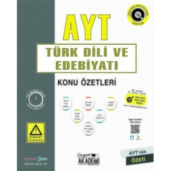 Üçgen Akademi Yayınları Ayt Edebiyat Konu Özetleri Komisyon