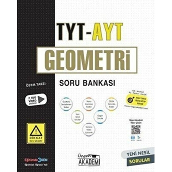 Üçgen Akademi Yayınları Tyt-Ayt Geometri Soru Bankası Komisyon