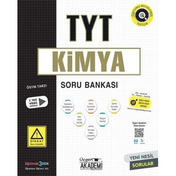 Üçgen Akademi Yayınları Tyt Kimya Soru Bankası Komisyon