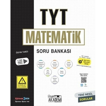 Üçgen Akademi Yayınları Tyt Matematik Soru Bankası Komisyon