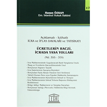 Ücretlerin Haczi, Icrada Yasa Yolları - Seri 17 Hasan Özkan