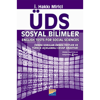 Üds Sosyal Bilimler - English Tests For Social Sciences I. Hakkı Mirici