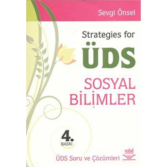 Üds Sosyal Bilimler / Strategies For Üds Sevgi Önsel