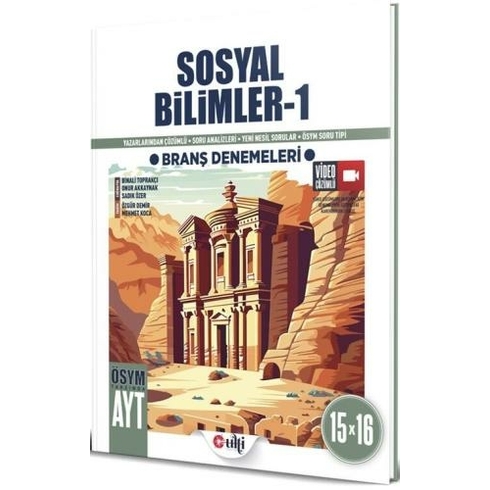 Ulti Yayınları Ayt Sosyal Bilimler 1 15 X 16 Branş Denemeleri Komisyon