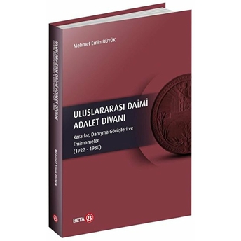 Uluslararası Daimi Adalet Divanı Mehmet Emin Büyük