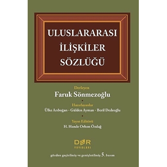 Uluslararası Ilişkiler Sözlüğü