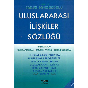 Uluslararası Ilişkiler Sözlüğü Faruk Sönmezoğlu