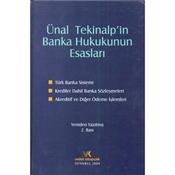 Ünal Tekinalp'In Banka Hukukunun Esasları Ciltli Ünal Tekinalp