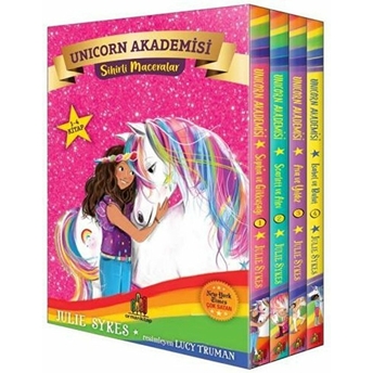 Unıcorn Akademisi Sihirli Maceralar 1- 4 Kitap Set Julie Sykes