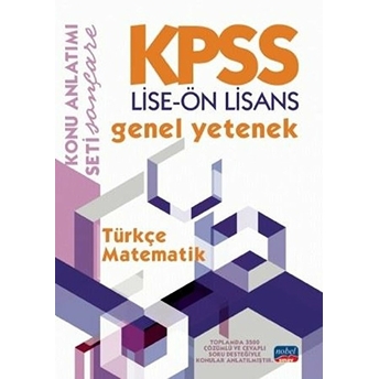 Universal Elt Kpss 2022 Lise Önlisans Genel Yetenek Konu Tek Kitap / Nobel