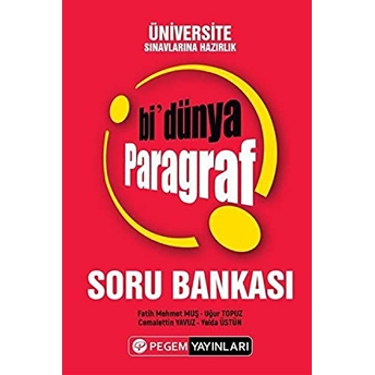 Üniversite Sınavlarına Hazırlık Bi’dünya Paragraf Soru Bankası