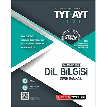 Üniversite Sınavlarına Hazırlık Tyt-Ayt Tamamı Çözümlü Dil Bilgisi Soru Bankası Kolektif