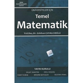 Üniversiteler Için Temel Matematik Gökhan Çuvalcıoğlu