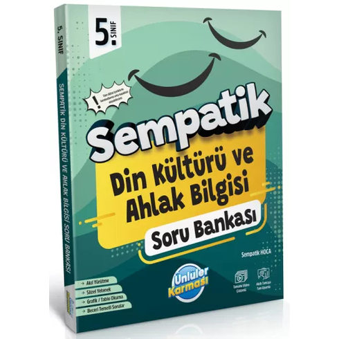 Ünlüler Karması 5. Sınıf Din Kültürü Ve Ahlak Bilgisi Sempatik Soru Bankası Komisyon