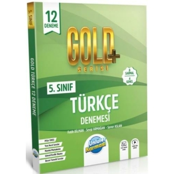 Ünlüler Karması 5. Sınıf Türkçe Gold Serisi 12 Deneme Komisyon