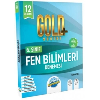 Ünlüler Karması 6. Sınıf Gold Fen Bilimleri 12 Deneme Komisyon