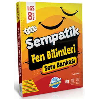 Ünlüler Karması 8. Sınıf Lgs Fen Bilimleri Sempatik Soru Bankası Komisyon