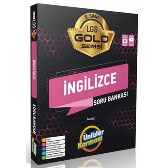 Ünlüler Karması 8. Sınıf Lgs Ingilizce Gold Serisi Soru Bankası Deniz Baz