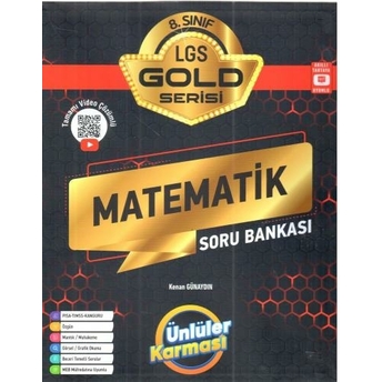 Ünlüler Karması 8. Sınıf Lgs Matematik Gold Serisi Soru Bankası Komisyon