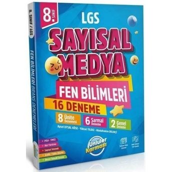 Ünlüler Karması 8. Sınıf Lgs Sayısal Medya Fen Bilimleri 16 Deneme Aysel Uysal Köse