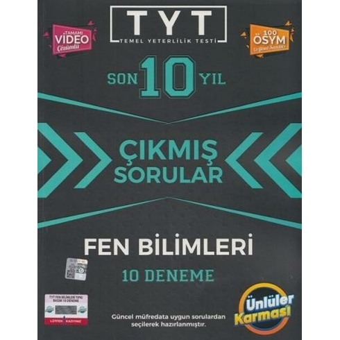 Ünlüler Karması Tyt Fen Bilimleri Son 10 Yıl Çıkmış Sorular