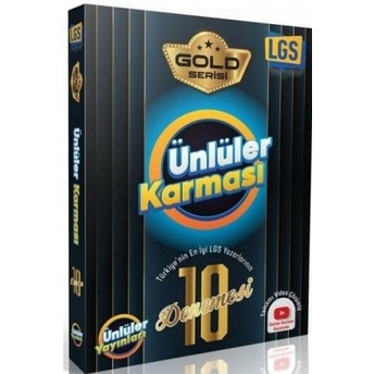 Ünlüler Karması Yayınları Lgs 10 Deneme Gold Serisi Komisyon