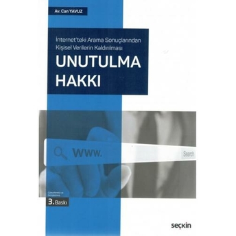 Unutulma Hakkı Can Yavuz