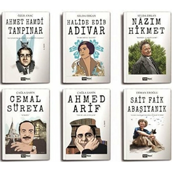 Unutulmaz Yazarlar Set (6 Kitap Takım) Çağla Şahin, Selda Erkan, Erman Eroğlu, Özer Anaç