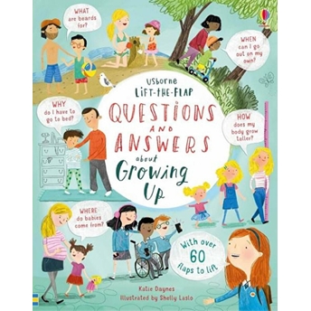 Usborne Lift-The-Flap Questions & Answers About Growing Up - Katie Daynes (Ciltli)