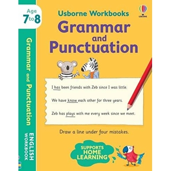 Usborne Workbooks Grammar And Punctuation 7-8 Hannah Watson