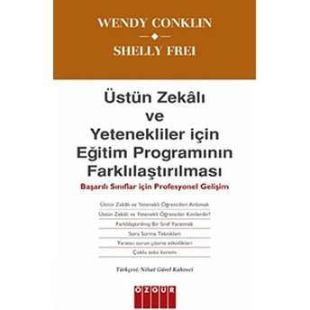 Üstün Zekalı Ve Yetenekliler Için Eğitim Programının Farklılaştırılması Wendy Conklin