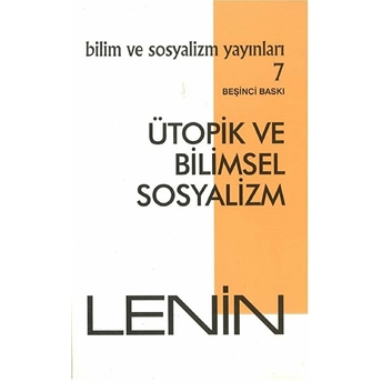 Ütopik Ve Bilimsel Sosyalizm Vladimir Ilyiç Lenin