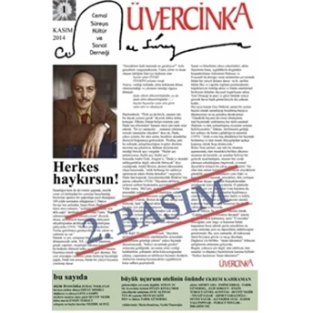 Üvercinka Dergisi Sayı: 1 - Kasım 2014 Kolektif