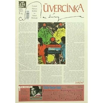 Üvercinka Dergisi Sayı : 12 - Ekim 2015