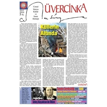 Üvercinka Dergisi Sayı : 18 Nisan 2016