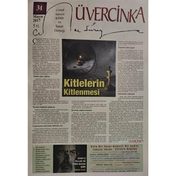 Üvercinka Dergisi Sayı: 31 Mayıs 2017 Kolektif