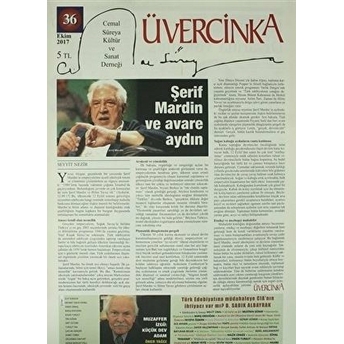 Üvercinka Dergisi Sayı: 36 Ekim 2017 Kolektif