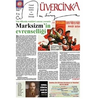 Üvercinka Dergisi Sayı : 40 Şubat 2018