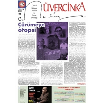 Üvercinka Dergisi Sayı: 42 Nisan 2018