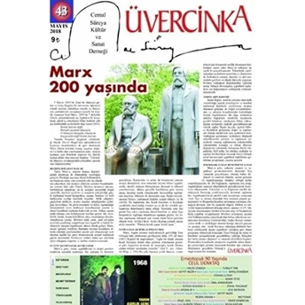 Üvercinka Dergisi Sayı: 43 Mayıs 2018 Kolektif