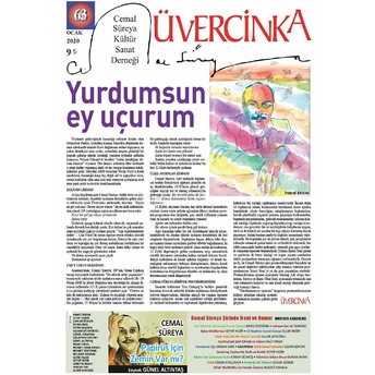 Üvercinka Dergisi Sayı: 63 Ocak 2020 Kolektif