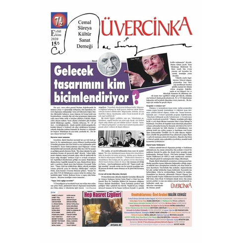 Üvercinka Dergisi Sayı: 7172 Eylül - Ekim 2020 Kolektif